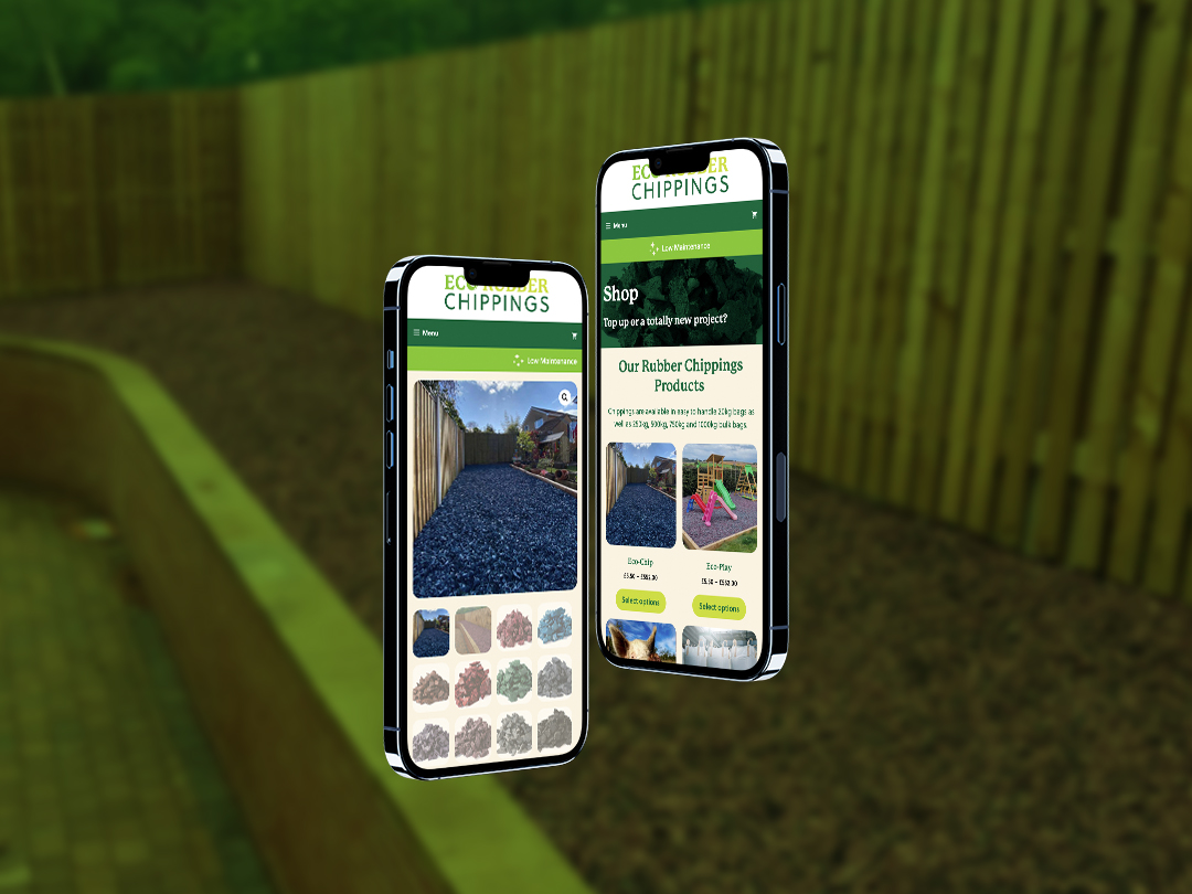 Eco Chippings Ecommerce Website Case Study screenshot